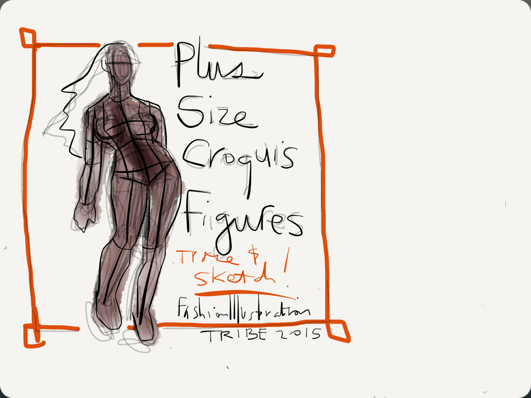 Fashion sketch proportions for design and illustration