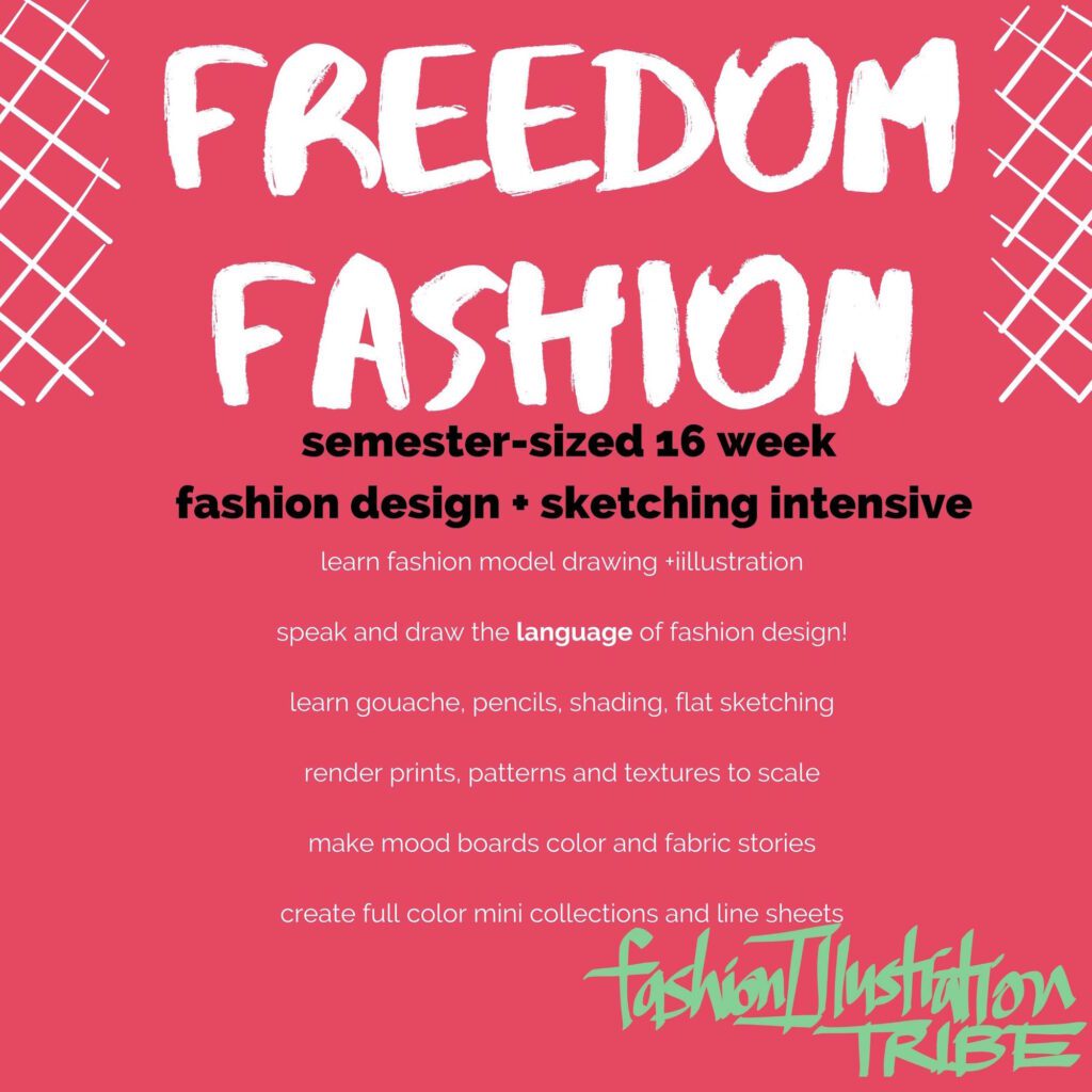 FREEDOM FASHION fashion design online course